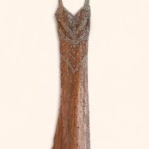 Elegant Sequin Evening Gown